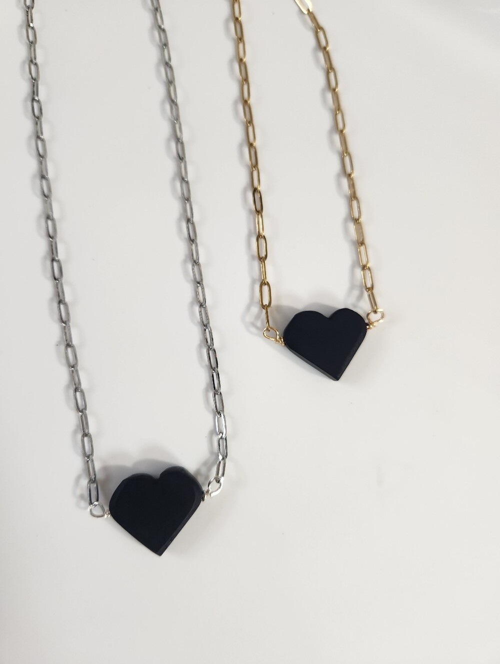 Azabache Heart Necklace